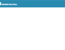 Tablet Screenshot of etobicokevolleyball.com